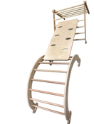 used Montessori Climbing Set, Triangle And Ramp