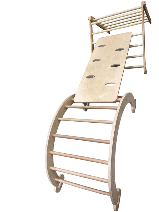 used Montessori Climbing Set, Triangle And Ramp