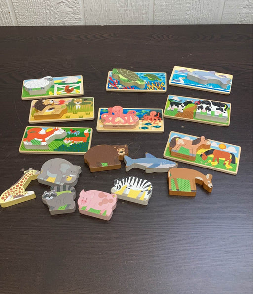 used BUNDLE Wooden Puzzles