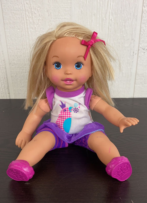 used Mattel Little Mommy Talk With Me Repeating Doll