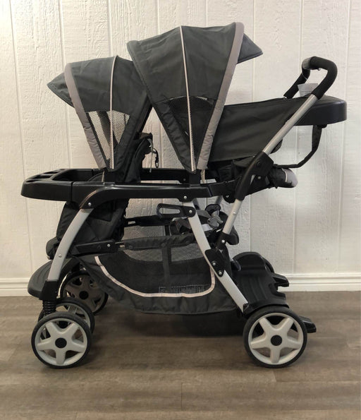 secondhand Graco RoomFor2 Stand And Ride Double Stroller, 2017