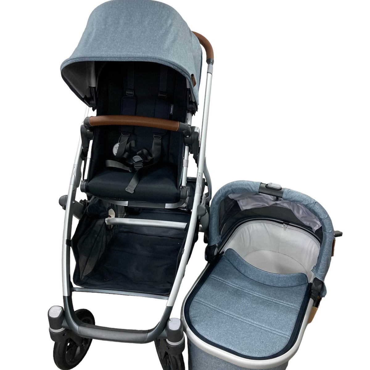 UPPAbaby VISTA V2 Stroller, Gregory (Blue Melange), 2021