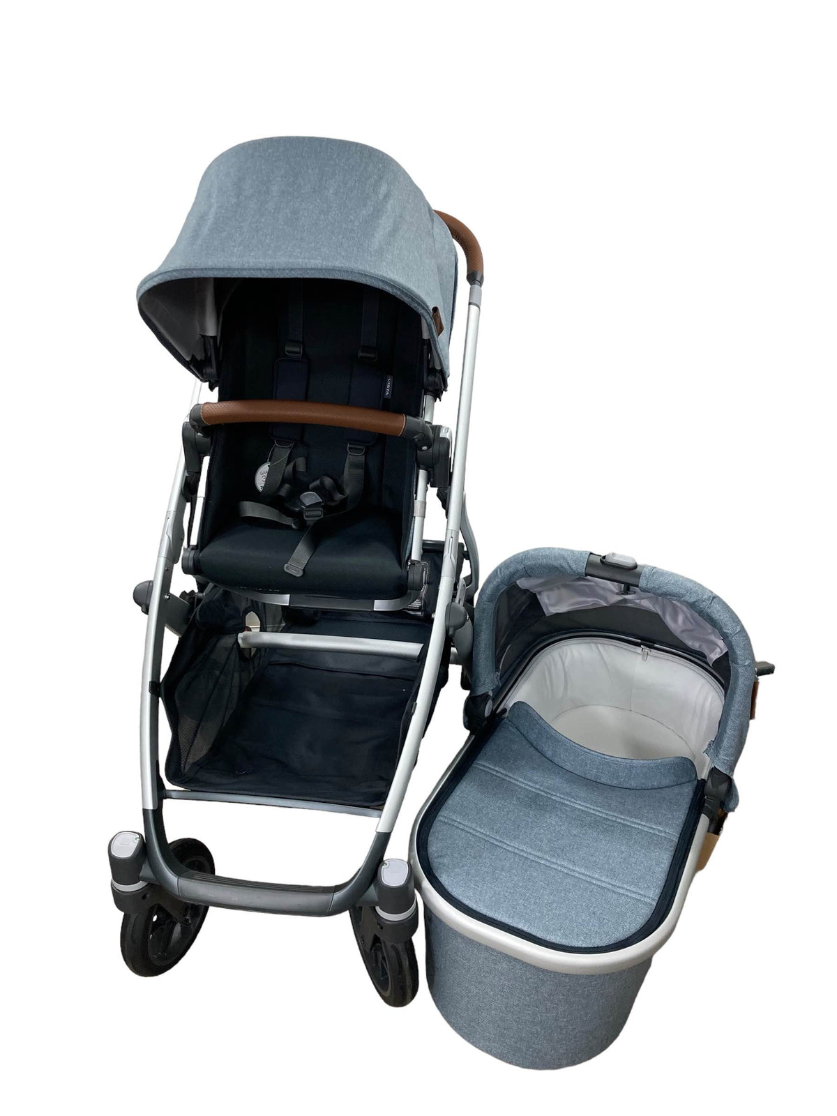 UPPAbaby VISTA V2 Stroller, Gregory (Blue Melange), 2021
