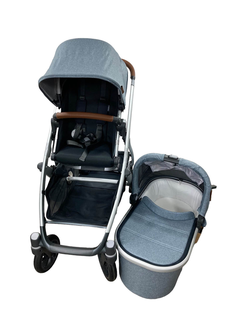 UPPAbaby VISTA V2 Stroller, Gregory (Blue Melange), 2021