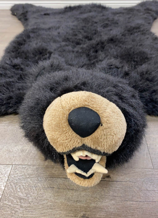 secondhand Carstens Plush Animal Rug, Black Bear