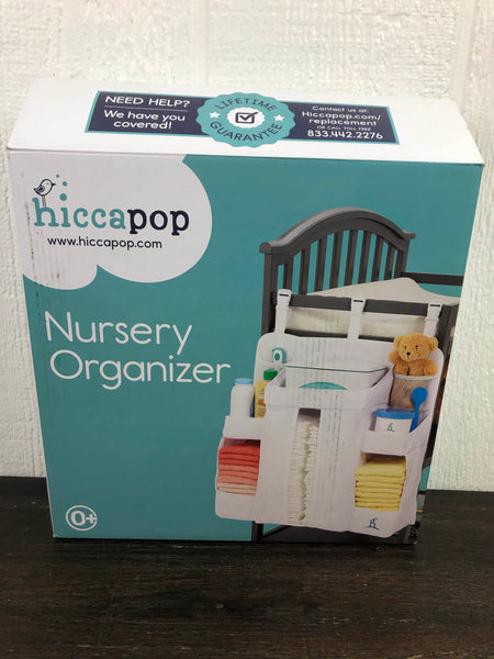 Hiccapop Nursery Organizer and Baby Diaper Caddy | Hanging Diaper Organization Storage for