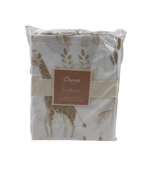 Shop Crane Baby Crib Fitted Sheet, Kendi Safari at GoodBuy Gear