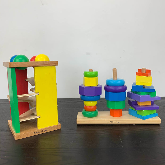 used BUNDLE Melissa & Doug Wooden Toys