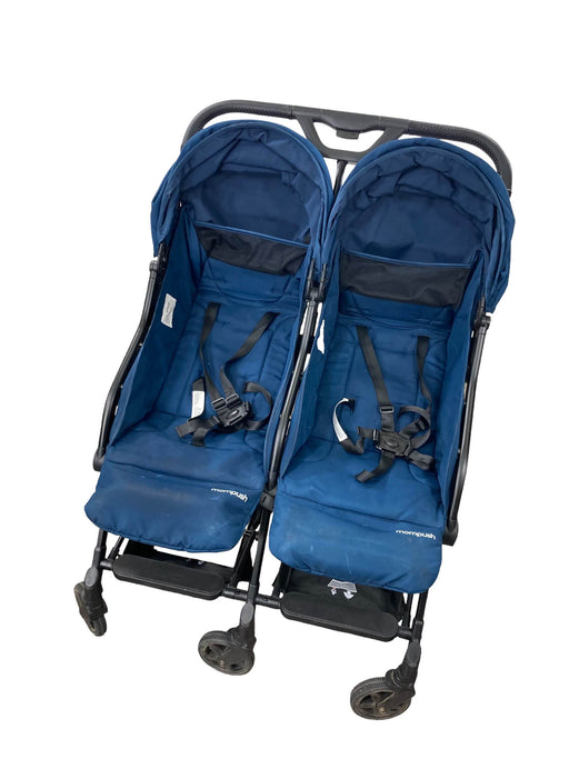 used Mompush Lithe Double Stroller, 2021, Navy