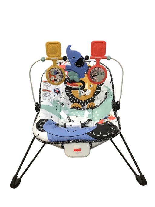 used Fisher Price Baby Bouncer, Lion Around