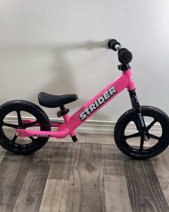 Shop Strider Balance Bike 12” Classic, Pink at GoodBuy Gear