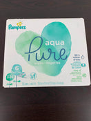 used Pampers Aqua Pure Natural Sensitive Baby Wipes