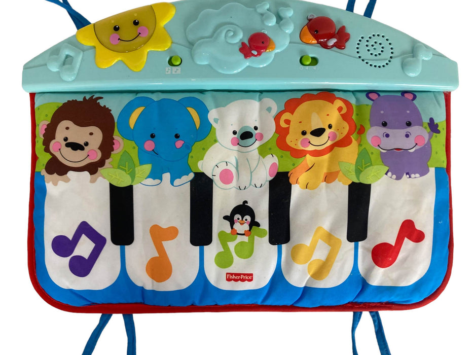 secondhand Fisher Price Kick N Play Crib Piano