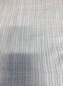 secondhand Aden + Anais Swaddle Blanket, Green Stripes