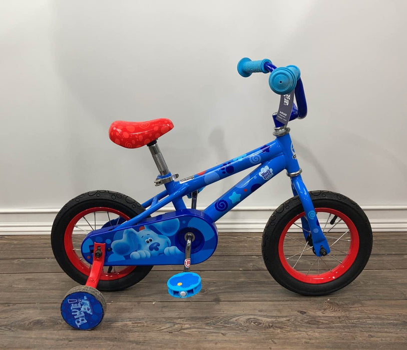 secondhand Schwinn Blue Clues Bike With Training Wheels, 12"