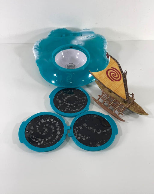 used Disney Moana Boat Playset Projector