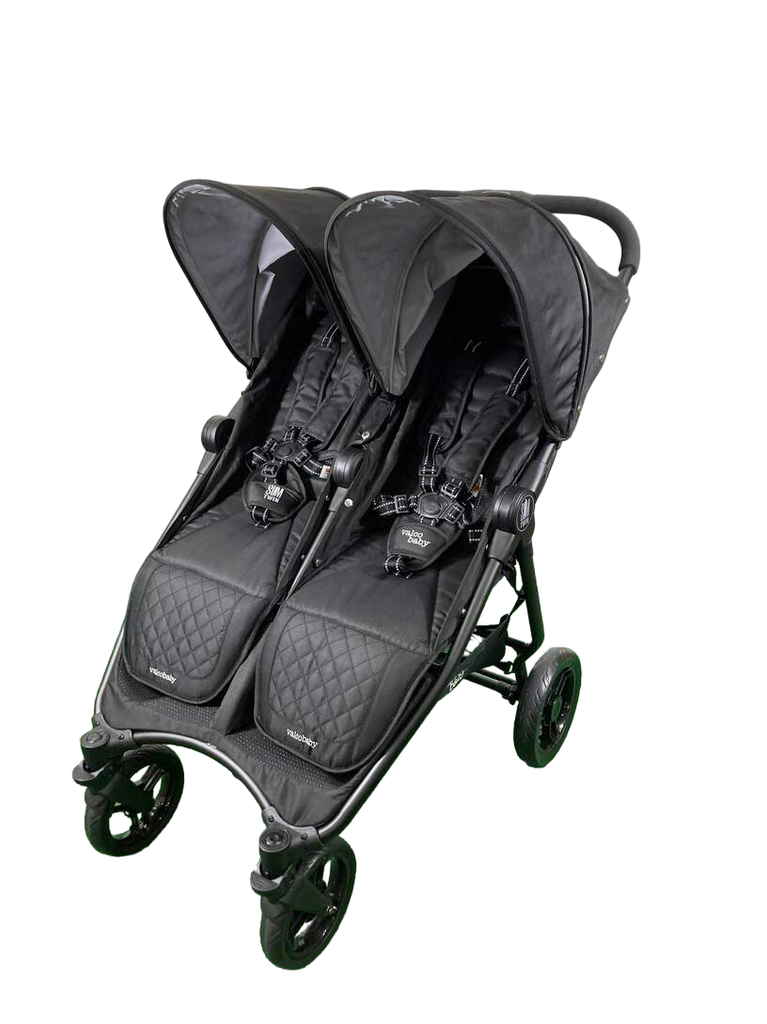 Valco Baby Slim Twin Stroller, 2022, Licorice Black