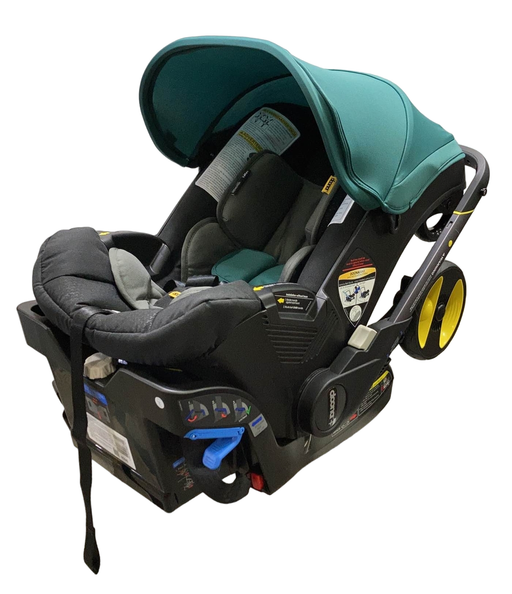 used Doona Infant Car Seat & Stroller Combo, 2022, Racing Green