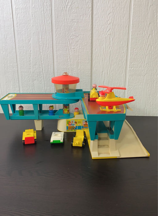 secondhand Fisher Price Vintage Airport Play Set