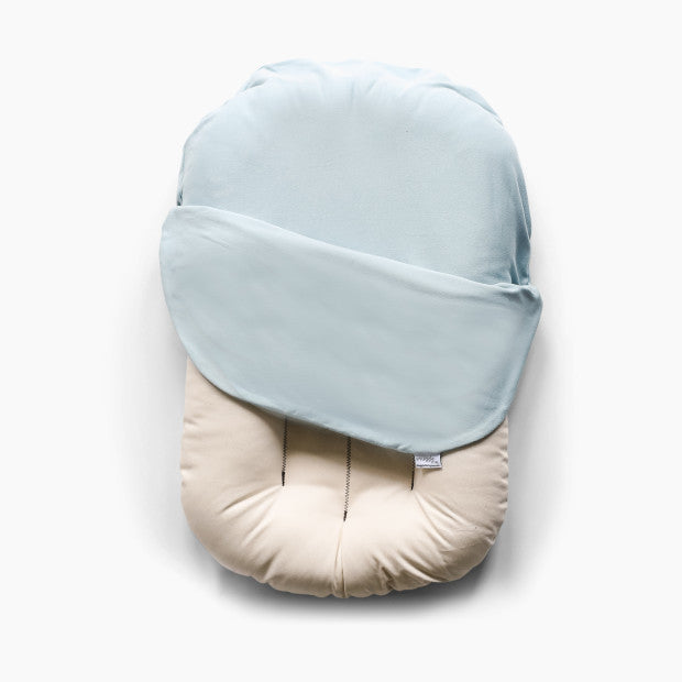 Shop Snuggle Me Organic Sensory Infant Lounger, Natural with Bluebell Cover at GoodBuy Gear