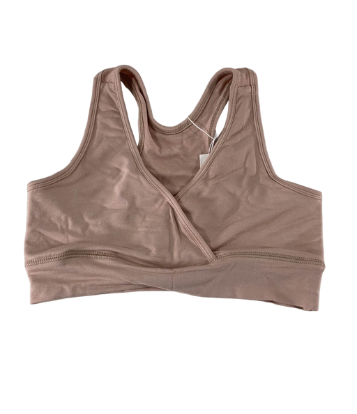Shop Kindred Bravely French Terry Racerback Nursing And Sleep Bra, Beige, Small at GoodBuy Gear