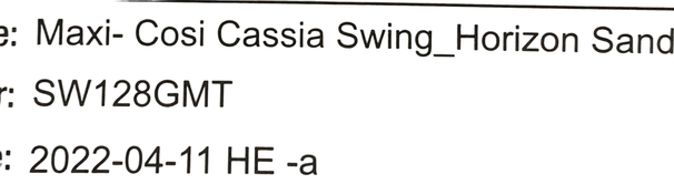 Shop Maxi-Cosi Cassia Swing, Horizon Sand at GoodBuy Gear