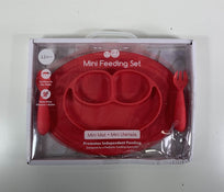 used ezpz Mini Feeding Set, Coral