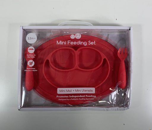 used ezpz Mini Feeding Set, Coral