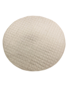 secondhand Poppyseed Play Linen Round Mat, Taupe