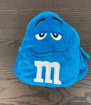 M&M's World Blue Character Plush Backpack Trolley For Child New with Tags