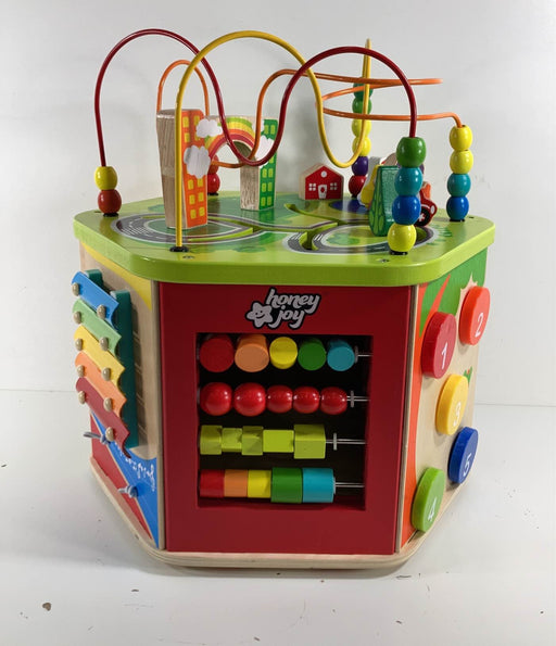 used Honey Joy 7-in-1 Activity Cube Toy