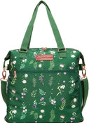 used Sarah Wells Lizzy Breast Pump Bag, Olive Floral