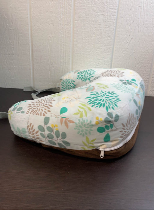 Shop Boppy Best Latch Breastfeeding Pillow, Green Flowers at GoodBuy Gear