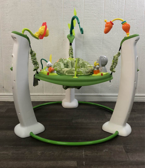 secondhand Evenflo ExerSaucer Jump And Learn Activity Center, Safari Friends