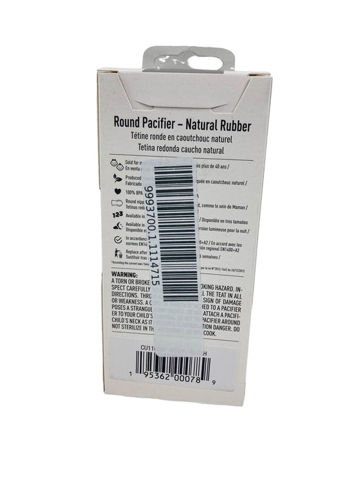 secondhand BIBS 2-Pack Pacifiers, Size 1, Ivory/Blush