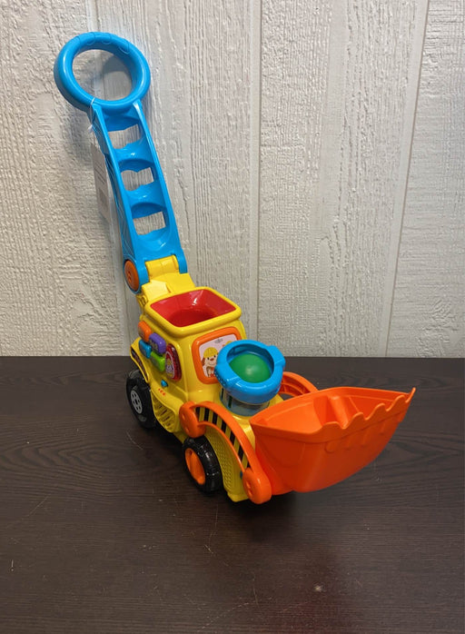 secondhand VTech Pop-A-Balls Push And Pop Bulldozer