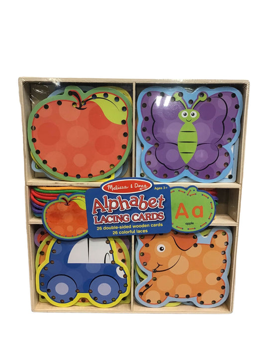 used Melissa & Doug Lacing Cards