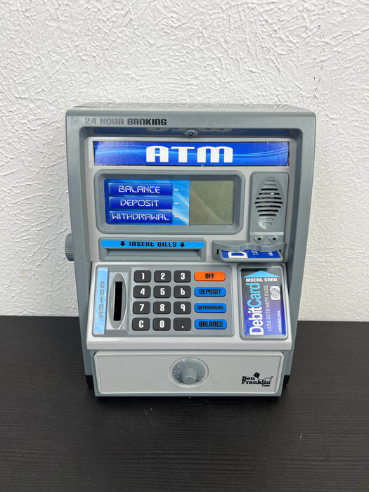 used Ben Franklin Toys Talking ATM Machine And Savings Bank