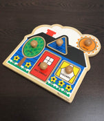 used Melissa & Doug Jumbo Knob Puzzle