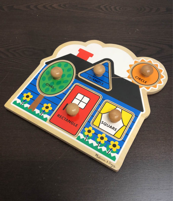 used Melissa & Doug Jumbo Knob Puzzle