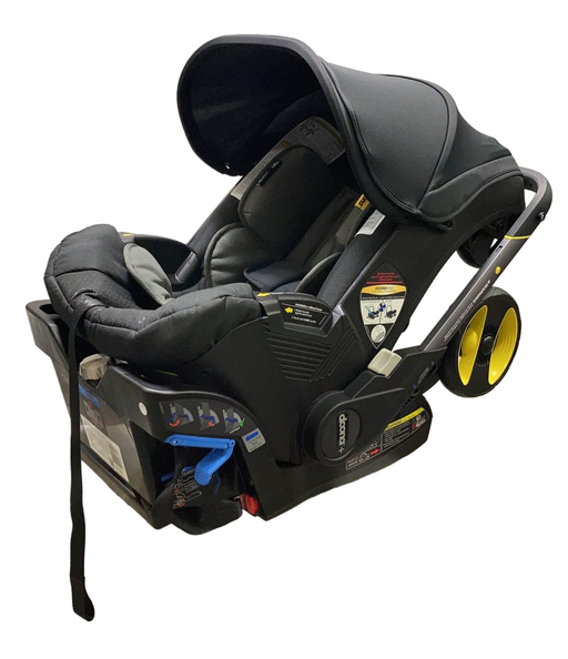 used Doona Infant Car Seat & Stroller Combo, 2022, Nitro Black