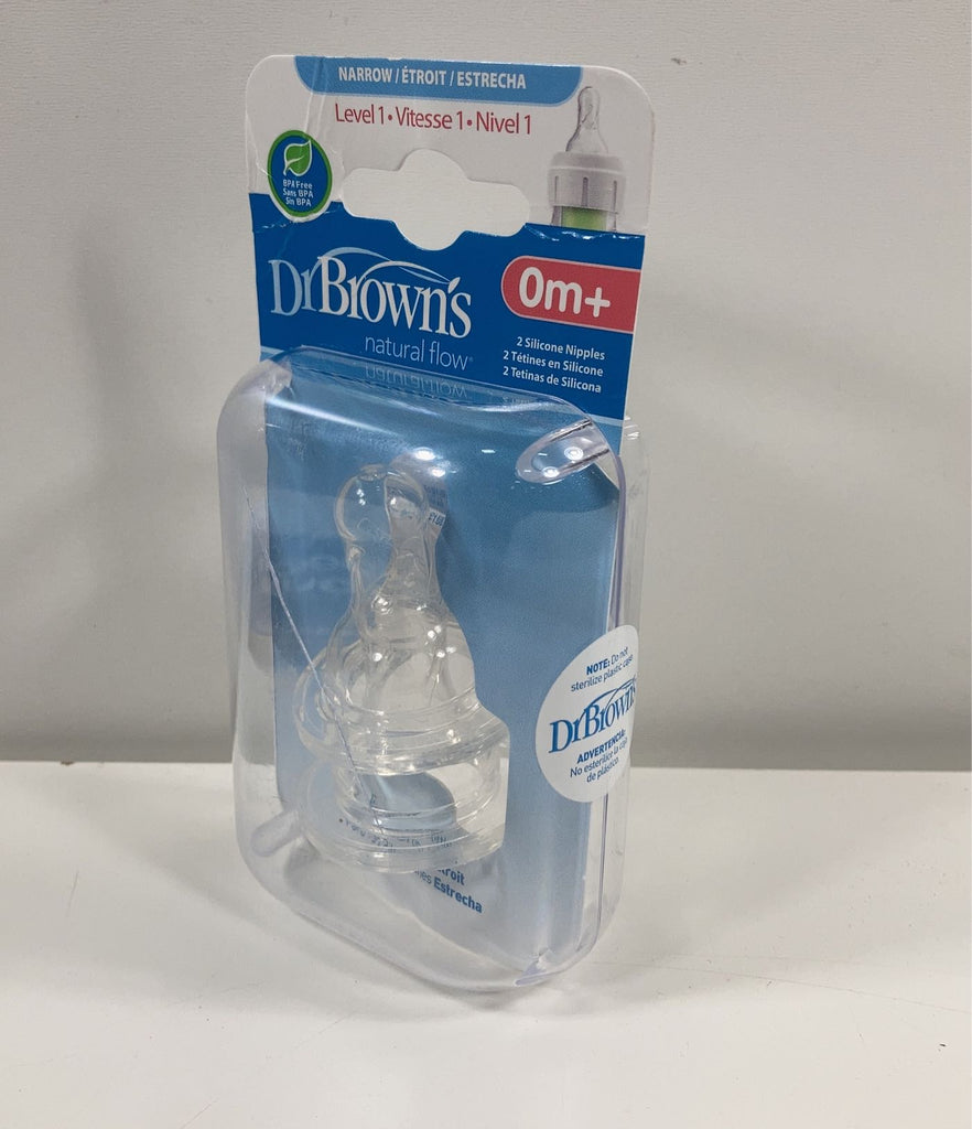 Dr. Brown's Nipples, Natural Flow, 2 Pack