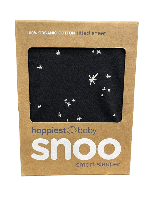 used Happiest Baby SNOO Fitted Sheet, Black Galaxy