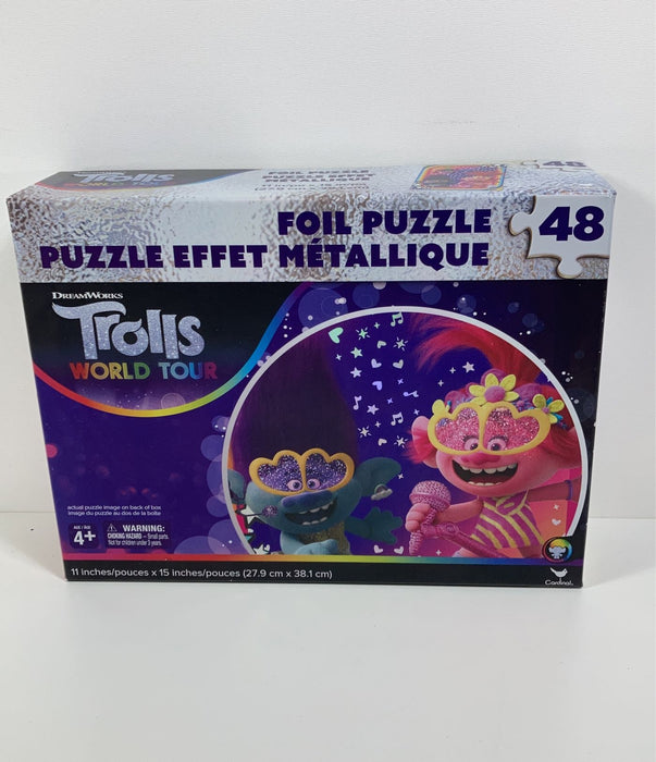 used Spin Master Trolls World Tour 48 Piece Foil Puzzle