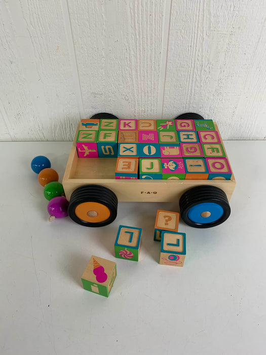 secondhand FAO Schwarz ABC Block Wagon