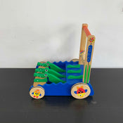 secondhand Melissa & Doug Deluxe Chomp and Clack Alligator Wooden Push Toy And Activity Walker