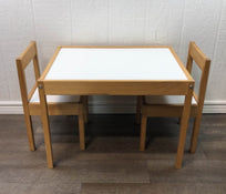 used IKEA LATT Children's Table And 2 Chairs