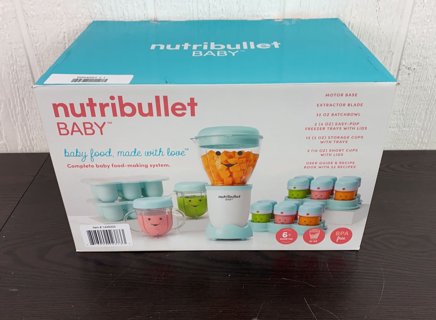 Nutribullet Baby Accessories - NEW 6 Storage Containers, 2 Cups, 2 Freezer  Trays