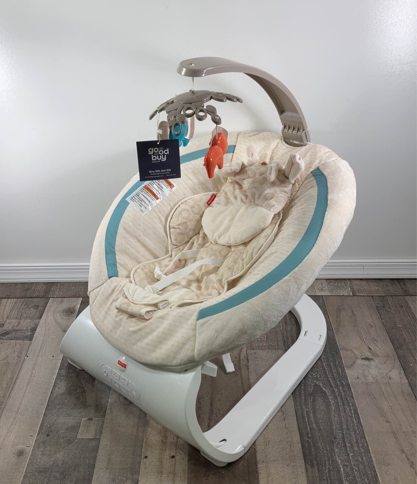 Fisher price soothing deals savanna deluxe bouncer