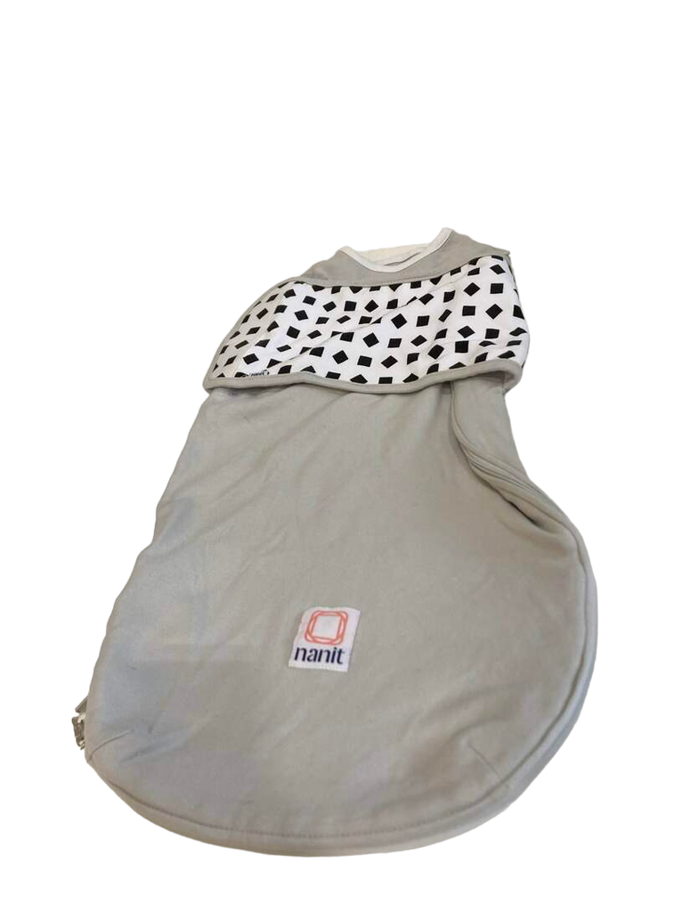 Nanit Breathing Wear Swaddle, Pebble Grey, Large (36m)